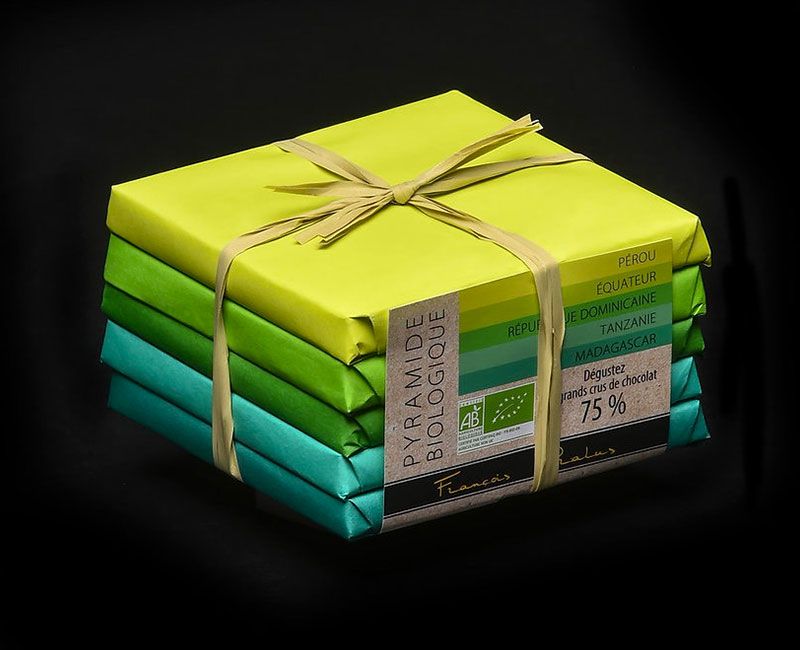 Tablettes de chocolat grand cru